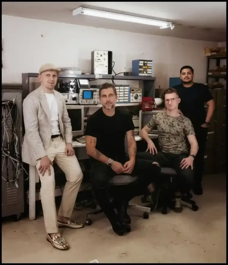 4 Moonvalley team members pose for a picture.
