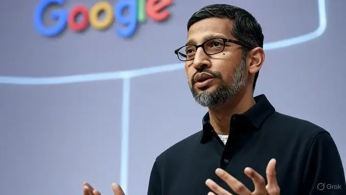 google CEO Sundar Pichai speaking