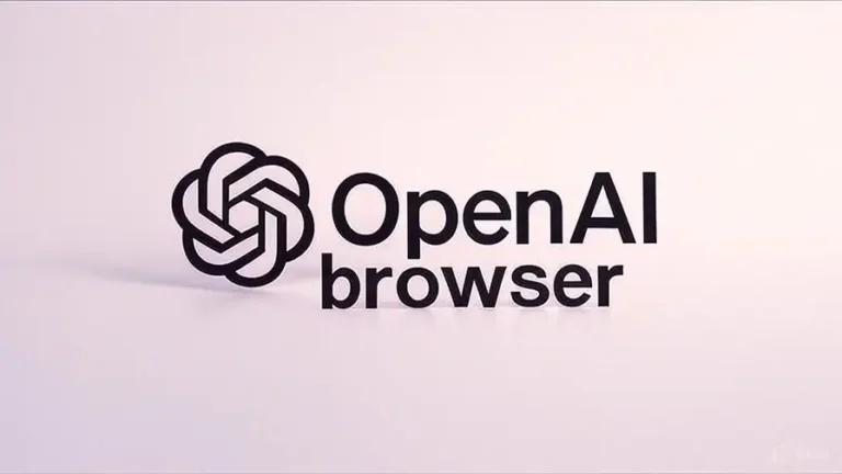 OpenAI logo with "brower" written below it